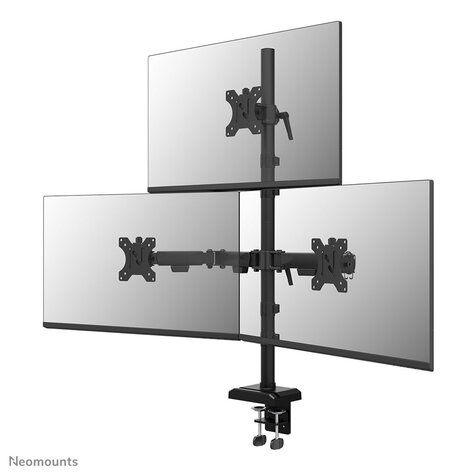 Neomounts DS60-600BL2-1 Monitorarm voor drie schermen 10-32