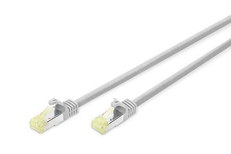 DIGITUS Patchkabel CAT 6A S/FTP Patchkabel Digitus Component Level AWG 26 Lengte 2m Grijs