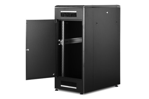 DIGITUS 26U netwerkbehuizing, Uniek 1342x600x1000 mm, kleur zwart (RAL 9005)