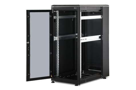 DIGITUS 26U netwerkbehuizing, Uniek 1342x600x1000 mm, kleur zwart (RAL 9005)