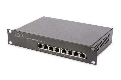DIGITUS DIGITUS 10" Switch  8-Port Gigabit Ethernet Unmanaged