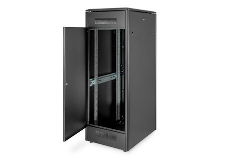 DIGITUS 32U netwerkbehuizing, Uniek 1609x600x800 mm, kleur zwart (RAL 9005)