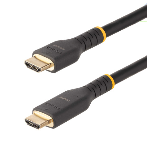 STARTECH 7m (23ft) Active HDMI Cable w/ Ethernet - HDMI 2.0 4K 60Hz UHD - Rugged HDMI Cord w/ Aramid Fiber - Durable High Speed HDMI Cable