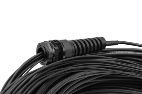 DIGITUS Breakout kabel 12 vezels, OM4, LC/UPC-LC/UPC universeel, kleur: zwart, 30m