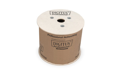 DIGITUS CAT 8.2 S-FTP installatiekabel, 2000 MHz, AWG 22/1 Dca, 500 m, trommel, simplex, groen