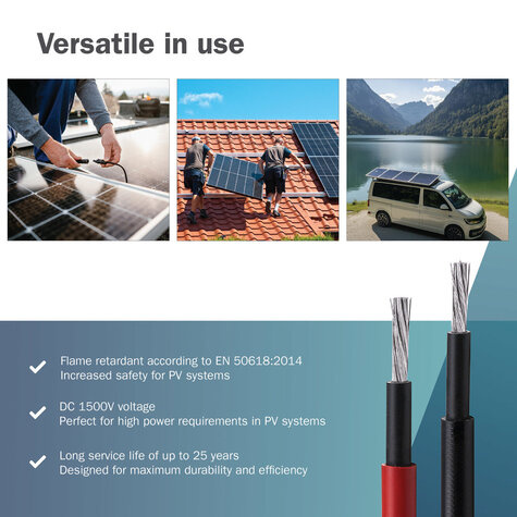 DIGITUS Solar verlengkabel 2x10m 1500VDC MC4 IP67,2