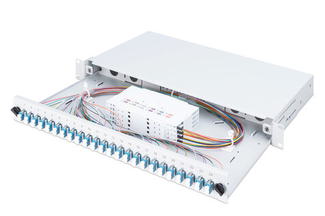 DIGITUS Professional DN-96332/9 - fiber-optic splice box - 1U - 19"