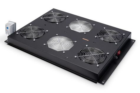 DIGITUS Professional DN-19 FAN-4-SRV-B - rack roof with 2 fans