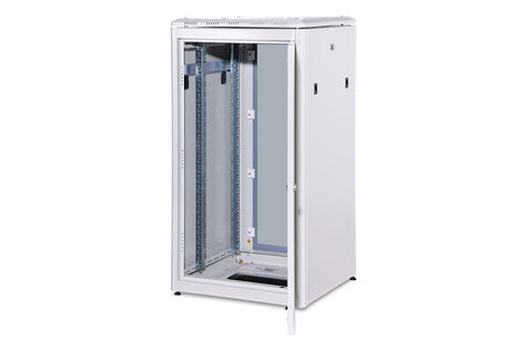 DIGITUS 22U netwerkbehuizing, Uniek 1164x600x600 mm, kleur grijs (RAL 7035)