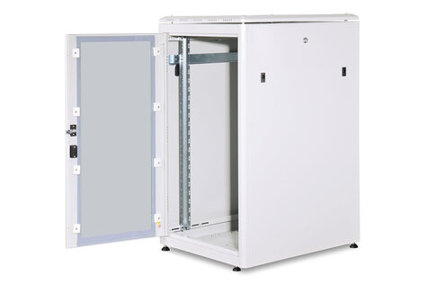 DIGITUS 22U netwerkbehuizing, Uniek 1164x600x800 mm, kleur grijs (RAL 7035)