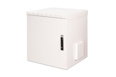 DIGITUS 12U wandbehuizing, buiten, IP55 713x600x600 mm, kleur grijs (RAL 7035)