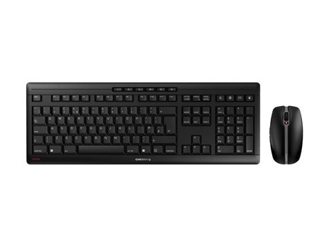 Cherry STREAM DESKTOP - toetsenbord en muis set - VK - zwart Input Device