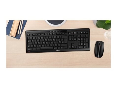 Cherry STREAM DESKTOP - toetsenbord en muis set - VK - zwart Input Device