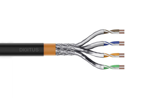 DIGITUS DIGITUS Professional bulk cable - 500 m - black, RAL 9005
