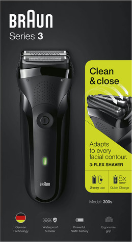 Braun Shaver Men Series 3-300s Black