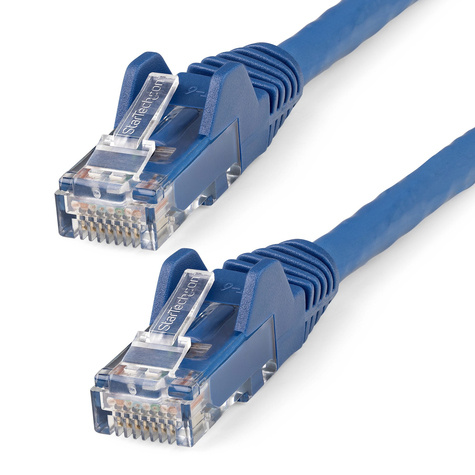 STARTECH 50cm CAT6 Ethernetkabel - Blauw - LSZH - 10 Gb 650MHz 100W PoE Internetkabel - Snagless RJ45 10GbE