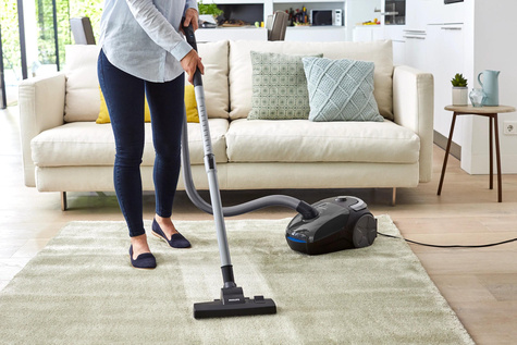 Philips Vacuum cleaner 900W Allergy Cashmere Grey power control
