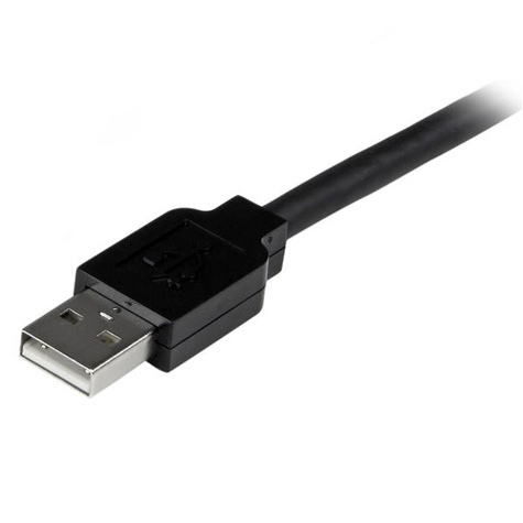 STARTECH 25m USB 2.0 actieve verlengkabel - M/F - USB-verlengkabel - USB (V) naar USB (M) - USB 2.0 - 25 m - actief - zwart