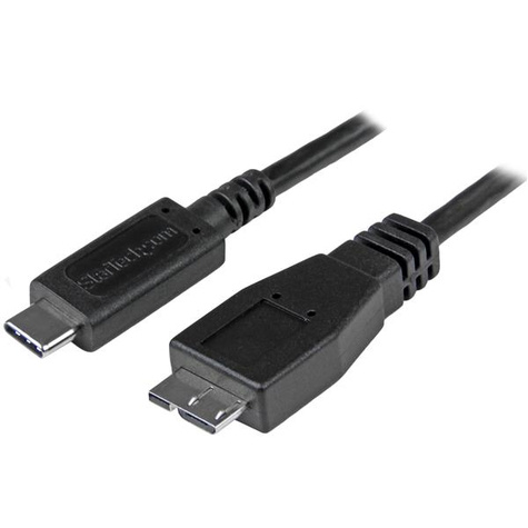 STARTECH USB C to Micro USB Cable 0.5m - USB 3.1 Type C to Micro USB Type B Cable - Micro USB 3.1 to USB-C