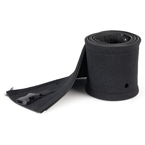 STARTECH 1m Kabelmantel uit Neopreen Rubber met Rits en Gesp