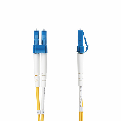 STARTECH 1m (3.3ft) LC to LC (UPC) OS2 Single Mode Duplex Fiber Optic Cable, 9/125�m, Laser Optimized, 10G, Bend Insensitive