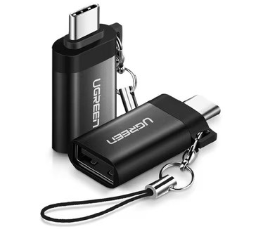Ugreen Type C to USB 3.0 A Adapt Cable with Lanyard Space Gray