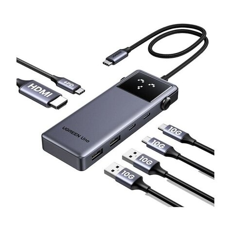 Ugreen Ugreen Uno CM888 6-in-1 USB-C Hub met HDMI, USB-C PD 100W en USB-aansluitingen
