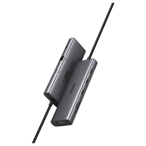 Ugreen Ugreen CM498 10-in-1 USB-C Hub 1x HDMI 1x Ethernet 1x USB-C PD