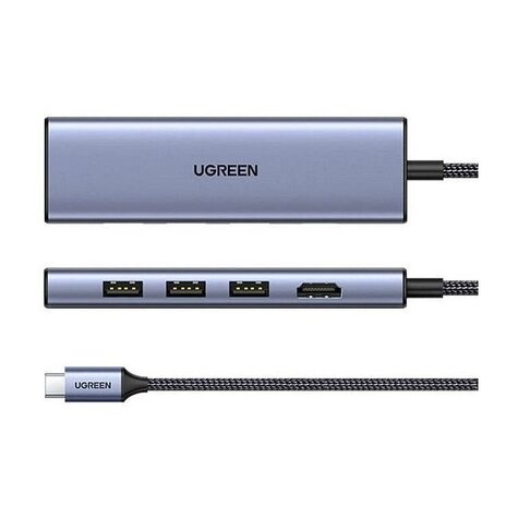 Ugreen CM511 6-in-1 USB-C Hub 1x HDMI 3x USB-A 1x TF/SD