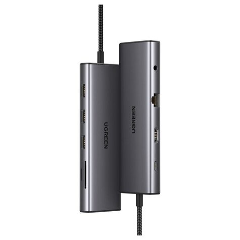 Ugreen CM498 10-in-1 USB-C Hub 1x HDMI 1x Ethernet 1x USB-C PD