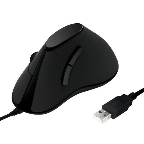LogiLink Logilink Ergonomisch Vertikaal Optical USB Zwart Retail
