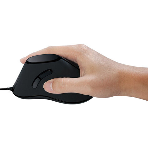 LogiLink Logilink Ergonomisch Vertikaal Optical USB Zwart Retail