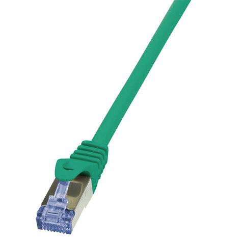 LogiLink RJ45 10.00m Groen Cat6A S/FTP