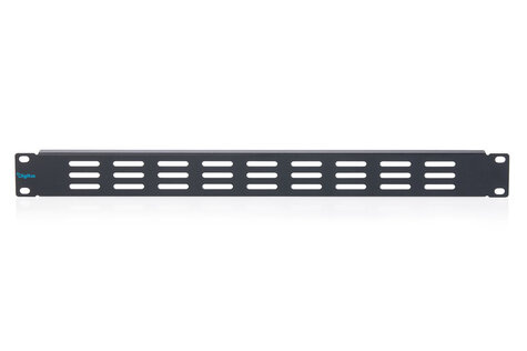 DIGITUS 1U dummy deksel met ventilatierooster zwart (RAL 7035)