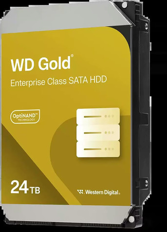 Western Digital Western Digital Gold 8.9cm (3.5") 24TB SATA3 7200  512MB WD242KRYZ