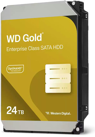 Western Digital Gold 8.9cm (3.5") 24TB SATA3 7200  512MB WD242KRYZ