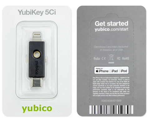 YUBICO YubiKey 5Ci USB-C/lightning