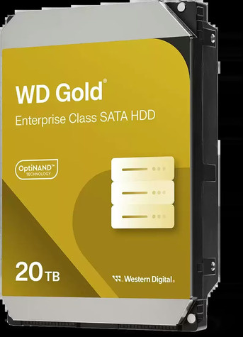 Western Digital Gold 20TB HDD SATA 6Gb/s Enterprise 8.89cm 3.5Zoll 512MB cache