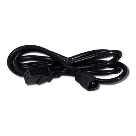 APC Voedingskabel - IEC 60320 C19 naar IEC 60320 C14 - 2 m - zwart