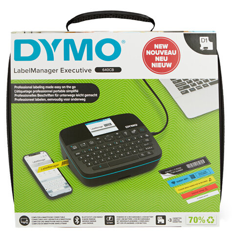 DYMO LabelManager Executive 640CB labelprinter Kleur Bedraad en draadloos Bluetooth QWERTY
