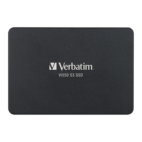 Verbatim Verbatim SSD 256GB Verbatim Vi550 S3 Phison  2,5" (6.3cm) SATAIII intern retail