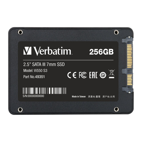 Verbatim SSD 256GB Verbatim Vi550 S3 Phison  2,5" (6.3cm) SATAIII intern retail