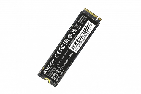 Verbatim interne SSD 512GB PCIe 3.0 M.2 2280 Vi3000