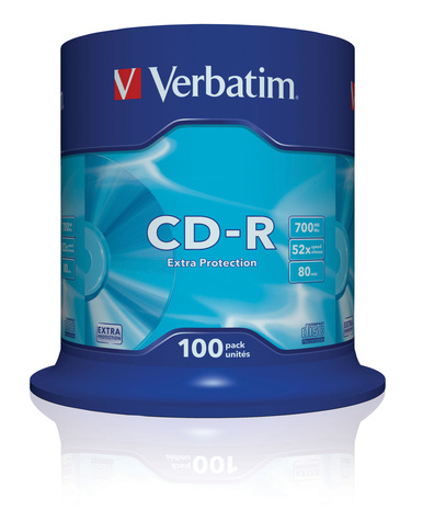 Verbatim - CD-R x 100 - 700 MB - storage media