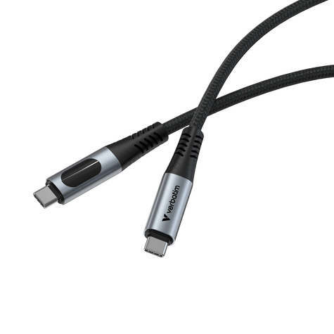 Verbatim Sync & Charge USB-C to USB-C 240W Display 120cm
