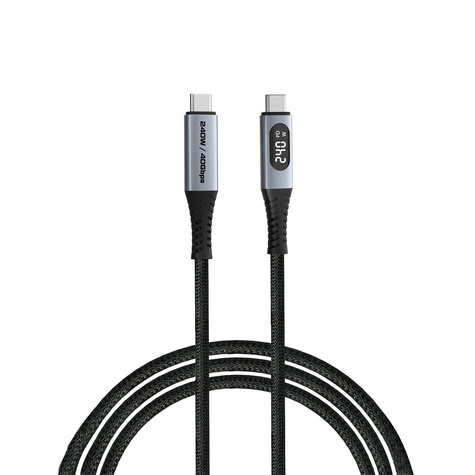 Verbatim Sync & Charge USB-C to USB-C 240W Display 120cm