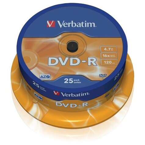 Verbatim - DVD-R x 25 - 4.7 GB - storage media
