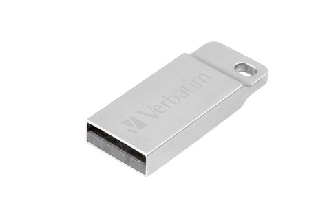 Verbatim Verbatim USB-Stick  64GB Verbatim 2.0 Metal Executive Silver retail