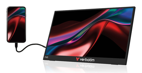 Verbatim Portable Monitor 15,6" Full HD Monitor Light