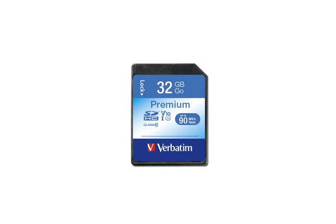Verbatim SD Card  32GB Verbatim SDHC Premium Class 10 retail